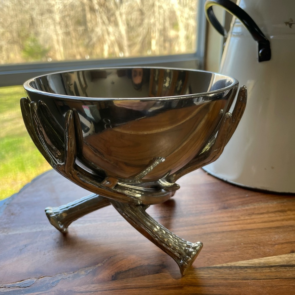 Arthur Court Antler Bowl